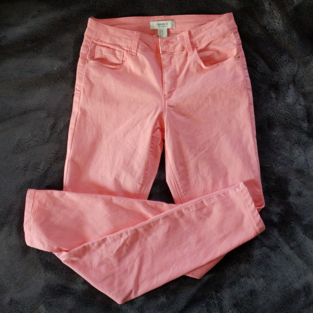 Forever 21 skinny mid rise pants